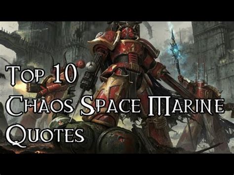 Top 10 Chaos Space Marine Quotes - 40K Theories - YouTube