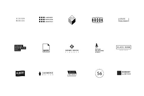 60 Minimalist Logos ~ Logo Templates on Creative Market