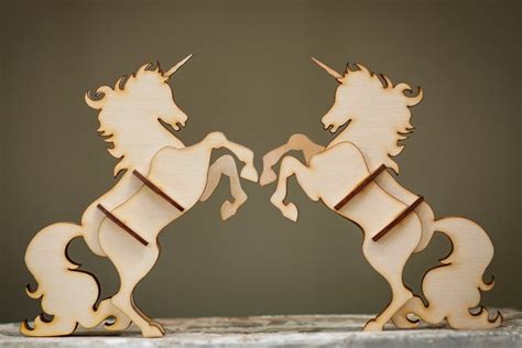 Unicorn Wooden 3D Puzzle Birthday DIY Girls Or Teens Gift