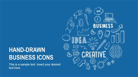 Hand-Drawn Business Icons PowerPoint Template - SlideModel