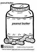 Peanut Butter Coloring Pages sketch template