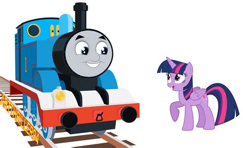 Thomas meets Princess Twilight Sparkle by Artthriller94 on DeviantArt