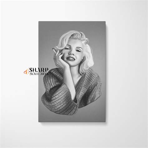 MARILYN MONROE Wall ART Marilyn Monroe Painting Hollywood Wall - Etsy