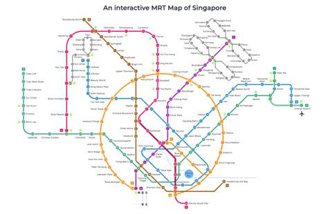 SG MRT Map - MRT Map of Singapore