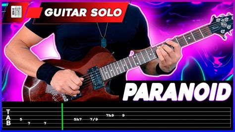 Black Sabbath - Paranoid【 GUITAR SOLO LESSON 】 - YouTube