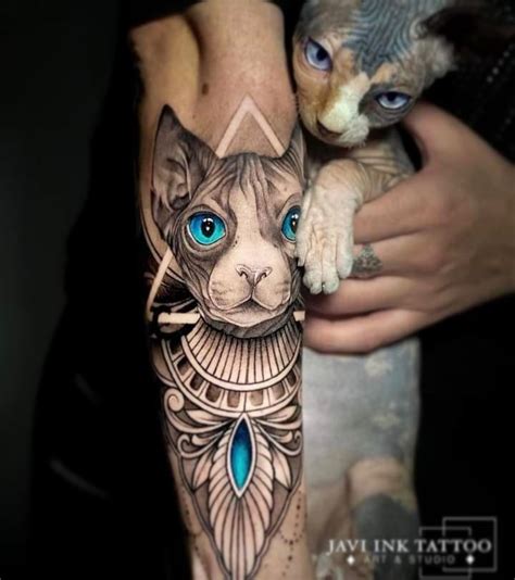 Cat Tattoo | World Tattoo Gallery | Egyptian cat tattoos, Cat tattoo ...