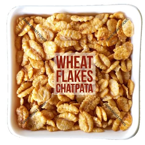 Roasted Crispies Wheat Flakes Chatpata | Healthy indian snacks, Food basket, Food