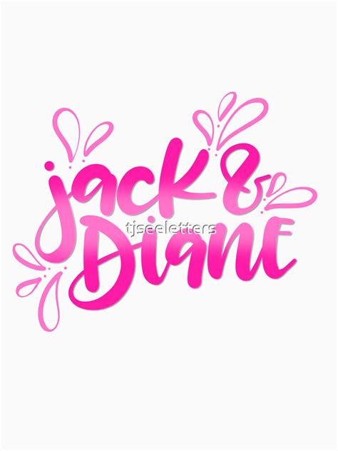 "Jack & Diane" T-shirt for Sale by tjseeletters | Redbubble | john ...