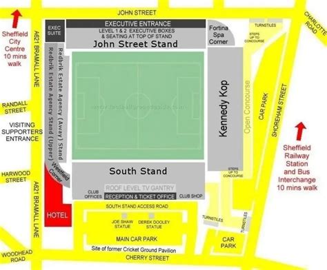 Sheffield United Stadium Seating Plan : Away Guide Sheffield United - Kenapa begini