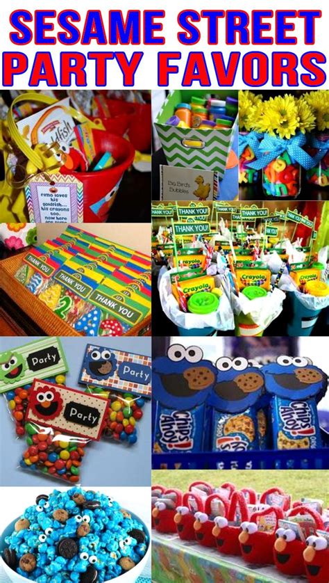 Sesame Street Party Favor Ideas | Sesame street party favors, Sesame street birthday party ideas ...