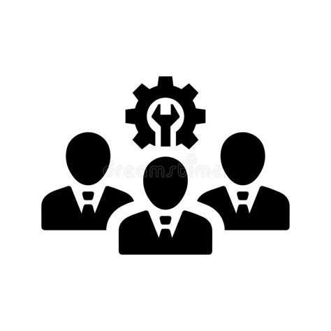 Technical Team icon stock illustration. Illustration of vector - 269757836