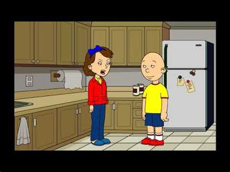 Caillou calls Mommy's First Name and Gets Grounded - YouTube