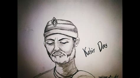 Sketch of Kabir Das||drawing of Kabir Das #aditya art factory - YouTube