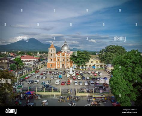 Afternoon aerial aspects of San Pablo City Cathedral taken from the ...