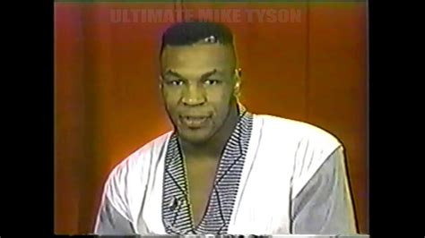 MIKE TYSON INTERVIEW BEFORE THE BRUNO FIGHT 1989 - YouTube