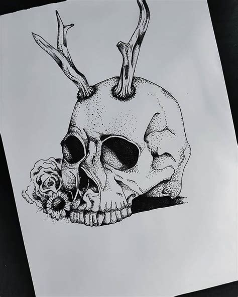 Cool Skull Drawing and Sketch Ideas - Beautiful Dawn Designs