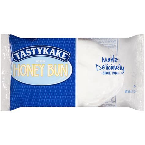 Tastykake® Iced Honey Bun 6 oz. Pack - Walmart.com