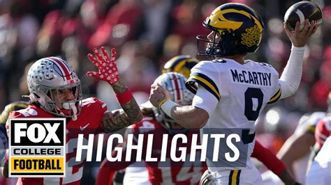 No. 3 Michigan vs. No. 2 Ohio State Highlights | CFB on FOX - YouTube