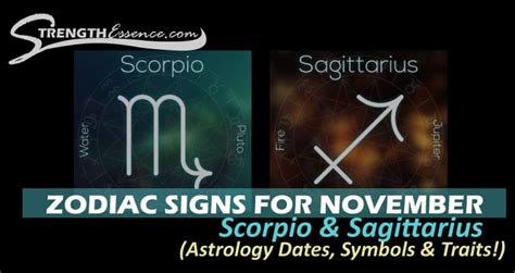 Zodiac Signs for November – (Astrology Dates, Symbols & Traits) 2024 ...