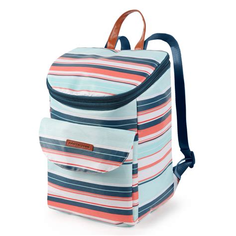 Arctic Zone 24 Can Microban Lining Soft Sided Cooler Backpack, Blue Multi - Walmart.com