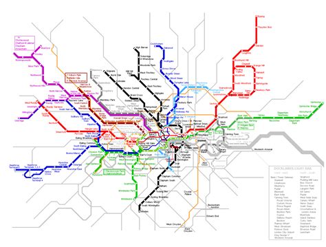 Large detailed London metro map. London large detailed metro map | Vidiani.com | Maps of all ...