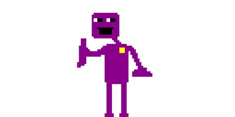 Purple guy pixel art