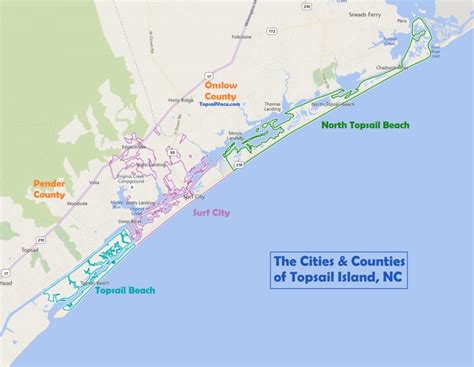 Topsail Beach vs Surf City vs North Topsail - The Difference - Welcome to Topsail Island