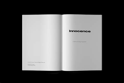 Innocence - Book design on Behance