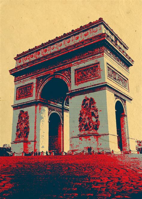 'Arc De Triomphe Paris' Poster by Zhidane Al dhaer | Displate