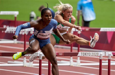 Sarah Lavin exits 100m hurdles despite second-fastest time of career