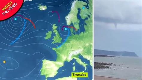 UK weather: Tornado warning issued for parts of country as brutal winds ...