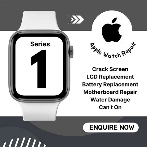 Apple Watch Series 1 38mm 42mm Cracked LCD Display Screen Battery Can't On Logo Water Damage ...