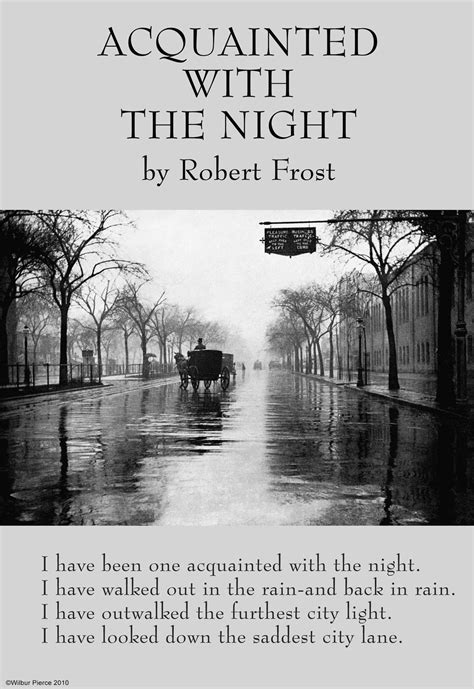 Acquainted with the Night ( Robert Frost ) Art Print - Canvas Wall Art Prints - Gallery Wrap Canvas