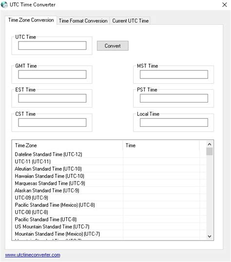 UTC Time Converter latest version - Get best Windows software