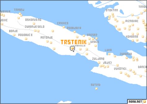 Trstenik (Croatia) map - nona.net