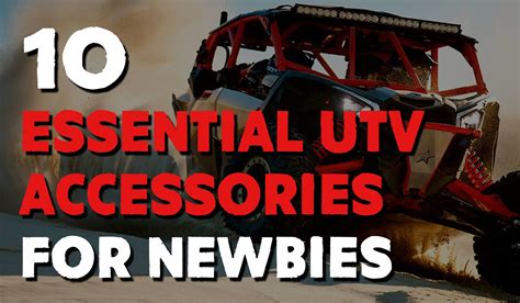 10 Essential UTV Accessories for Newbies – Rhino USA