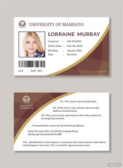 ID Card Templates - Design, Free, Download | Template.net