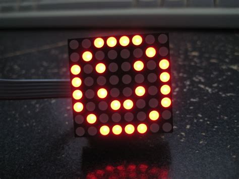 ATMega48 Driven LED Matrix Display