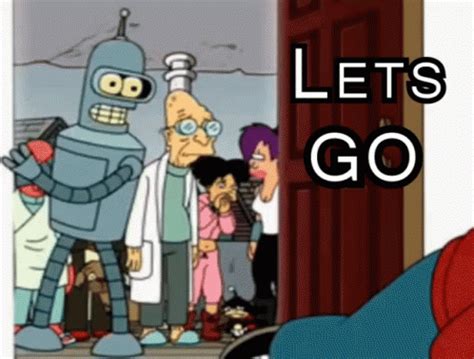 Lets Go Already GIF - LetsGo Moveit Futurama - Discover & Share GIFs