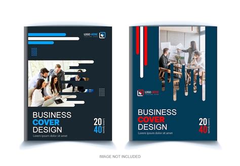 Premium Vector | Corporate book cover design template