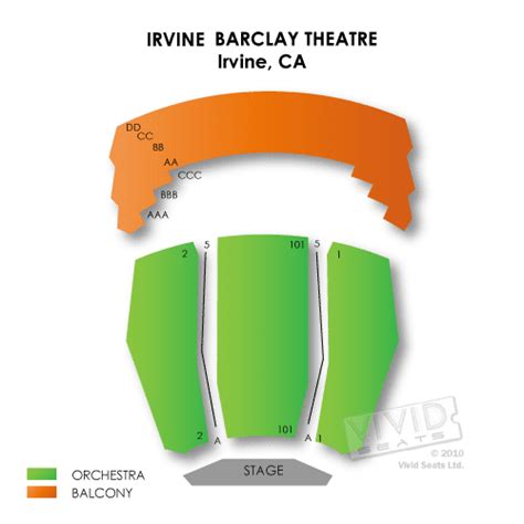 Irvine Barclay Theatre Seating Chart | Vivid Seats