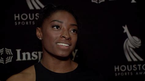 Simone Biles named Athlete of the Year at Houston Sports Awards - ABC13 ...