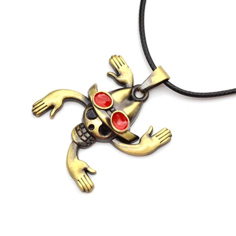 Japanese Anime One Piece Pendant Necklace Metal Fan Gift Unisex Cosplay ...