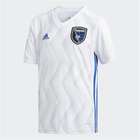 adidas San Jose Earthquakes Away Replica Jersey - White | adidas US