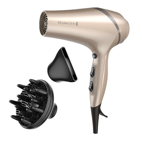 Remington Pro Hair Dryer with Color Care Technology, Champagne/Gray, AC8A630 - Walmart.com