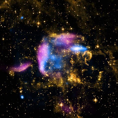 Download Colorful Supernova Remnant In Space Universal Wallpaper | Wallpapers.com