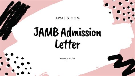 Jamb admission letter 2019 - Here is how to Print it