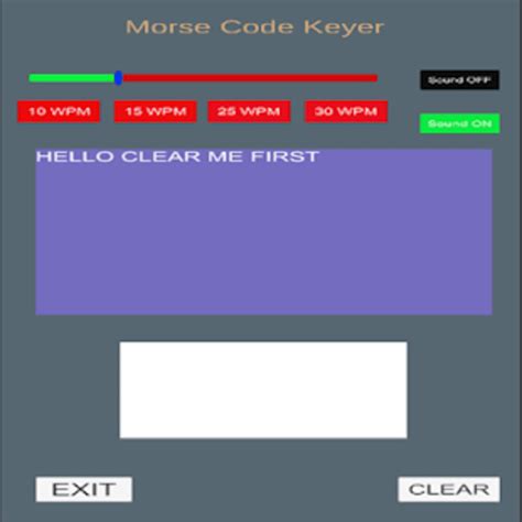 Morse Code Keyer pour Android - Télécharger