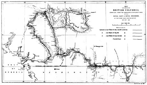 British Columbia 1859 • Mapsof.net