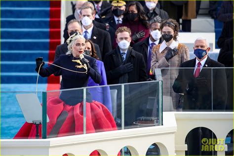 Lady Gaga Performs the National Anthem at Presidential Inauguration Ceremony 2021: Photo 4518231 ...